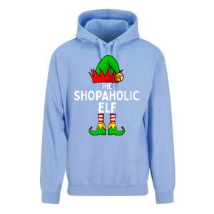 The Shopaholic Elf Funny Christmas Matching Family Unisex Surf Hoodie