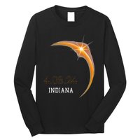 Total Solar Eclipse 2024 Indiana Totality Spring 4.08.24 Long Sleeve Shirt