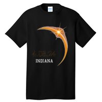 Total Solar Eclipse 2024 Indiana Totality Spring 4.08.24 Tall T-Shirt