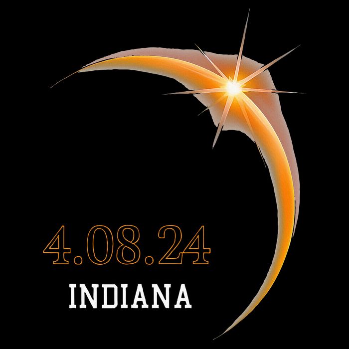 Total Solar Eclipse 2024 Indiana Totality Spring 4.08.24 Daily Commute Backpack