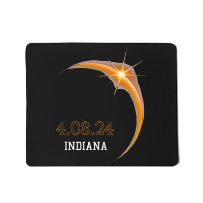 Total Solar Eclipse 2024 Indiana Totality Spring 4.08.24 Mousepad