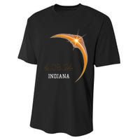 Total Solar Eclipse 2024 Indiana Totality Spring 4.08.24 Performance Sprint T-Shirt