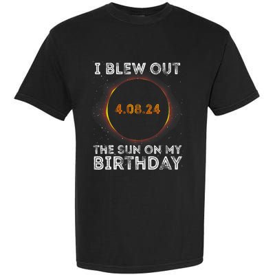 Total Solar Eclipse 4.08.24 Birthday Funny Quote Totality Garment-Dyed Heavyweight T-Shirt