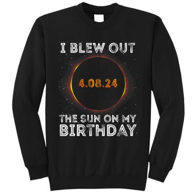 Total Solar Eclipse 4.08.24 Birthday Funny Quote Totality Sweatshirt