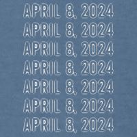 Total Solar Eclipse April 8 2024 Totality Garment-Dyed Sweatshirt
