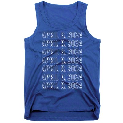 Total Solar Eclipse April 8 2024 Totality Tank Top