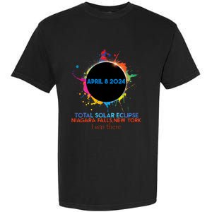 Total Solar Eclipse Niagara Falls New York 2024 I Was There Garment-Dyed Heavyweight T-Shirt