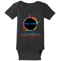 Total Solar Eclipse Niagara Falls New York 2024 I Was There Baby Bodysuit