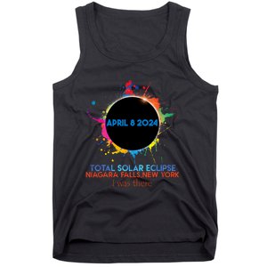 Total Solar Eclipse Niagara Falls New York 2024 I Was There Tank Top