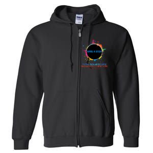 Total Solar Eclipse Niagara Falls New York 2024 I Was There Full Zip Hoodie