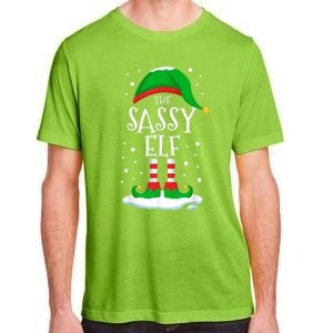 The Sassy Elf Christmas Family Matching Xmas Group Funny Adult ChromaSoft Performance T-Shirt