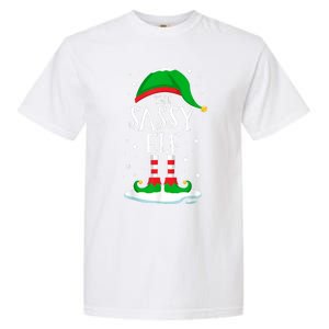 The Sassy Elf Christmas Family Matching Xmas Group Funny Garment-Dyed Heavyweight T-Shirt