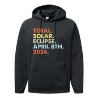 Total Solar Eclipse April 8th 2024 Totality Astronomy Performance Fleece Hoodie