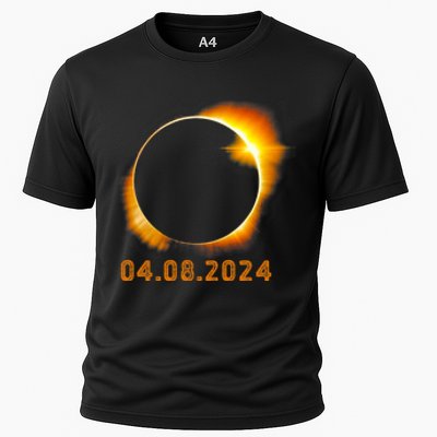 Total Solar Eclipse April 8 2024 Trending Design Cooling Performance Crew T-Shirt