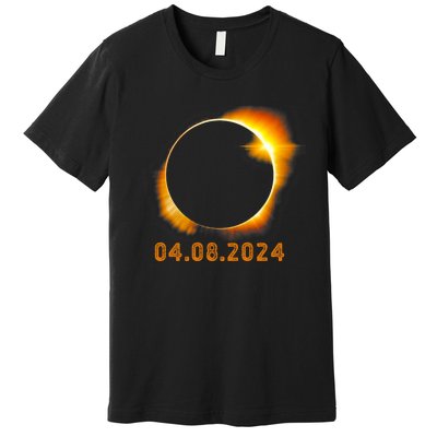 Total Solar Eclipse April 8 2024 Trending Design Premium T-Shirt