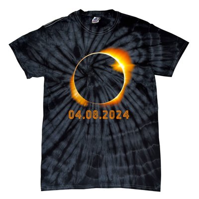 Total Solar Eclipse April 8 2024 Trending Design Tie-Dye T-Shirt