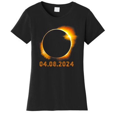 Total Solar Eclipse April 8 2024 Trending Design Women's T-Shirt