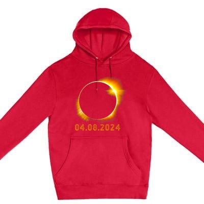 Total Solar Eclipse April 8 2024 Trending Design Premium Pullover Hoodie