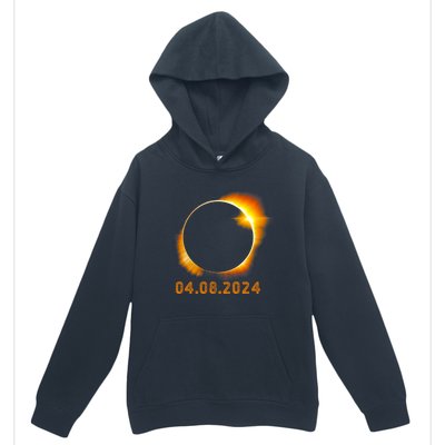 Total Solar Eclipse April 8 2024 Trending Design Urban Pullover Hoodie