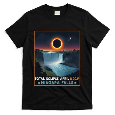 Total Solar Eclipse April 8th 2024 Niagara Falls New York T-Shirt