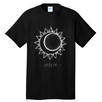 Total Solar Eclipse April 8 2024 Sun Moon Boho Eclipse Tall T-Shirt