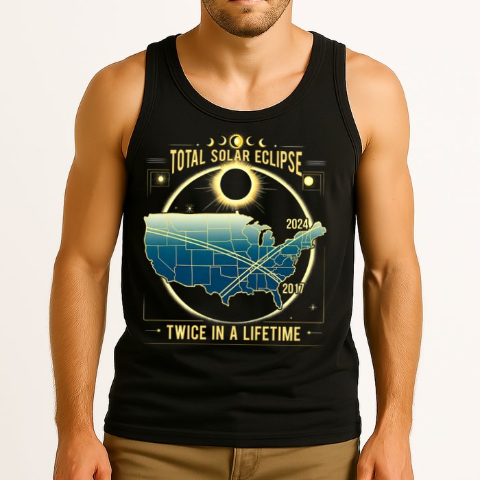 Total Solar Eclipse Twice In A Lifetime 2024 Tank Top