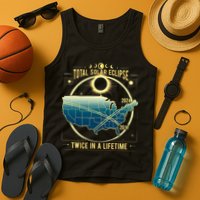 Total Solar Eclipse Twice In A Lifetime 2024 Tank Top