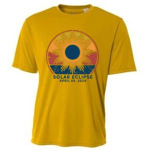 Total Solar Eclipse April 8 2024 Cooling Performance Crew T-Shirt