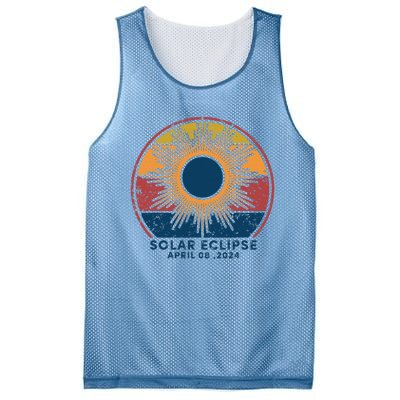 Total Solar Eclipse April 8 2024 Mesh Reversible Basketball Jersey Tank