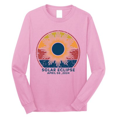 Total Solar Eclipse April 8 2024 Long Sleeve Shirt