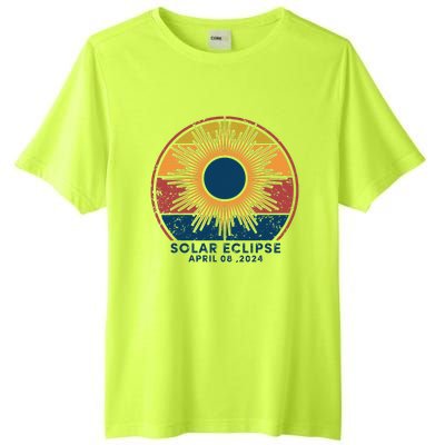 Total Solar Eclipse April 8 2024 Tall Fusion ChromaSoft Performance T-Shirt