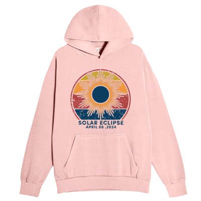 Total Solar Eclipse April 8 2024 Urban Pullover Hoodie