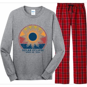 Total Solar Eclipse April 8 2024 Long Sleeve Pajama Set