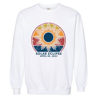 Total Solar Eclipse April 8 2024 Garment-Dyed Sweatshirt