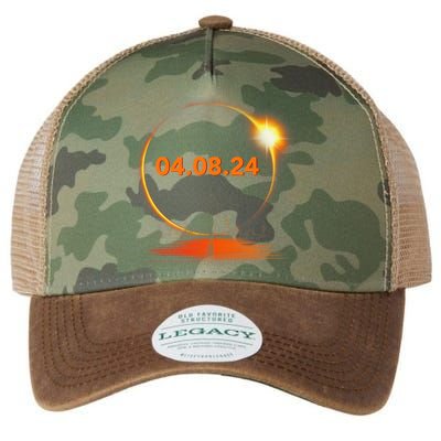Total Solar Eclipse 2024 USA April 8 2024 Legacy Tie Dye Trucker Hat