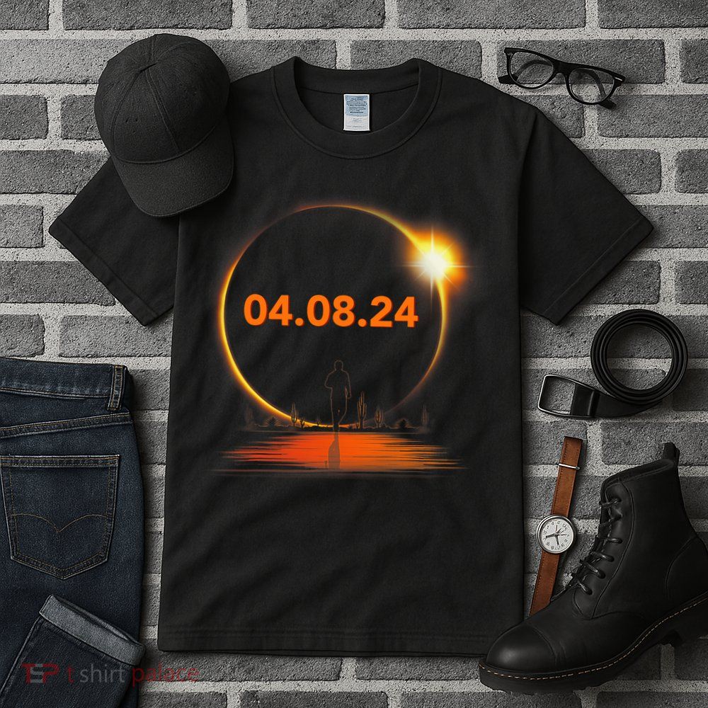 Total Solar Eclipse 2024 USA April 8 2024 Tall T-Shirt