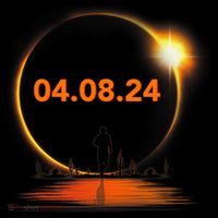 Total Solar Eclipse 2024 USA April 8 2024 Tall T-Shirt
