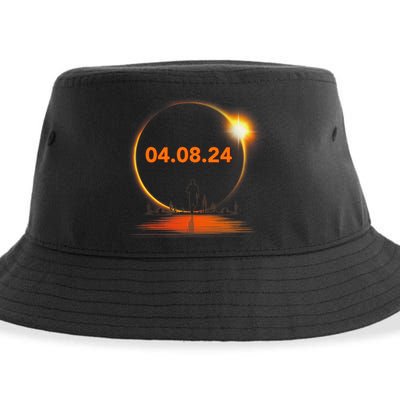 Total Solar Eclipse 2024 USA April 8 2024 Sustainable Bucket Hat