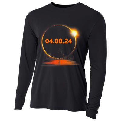 Total Solar Eclipse 2024 USA April 8 2024 Cooling Performance Long Sleeve Crew