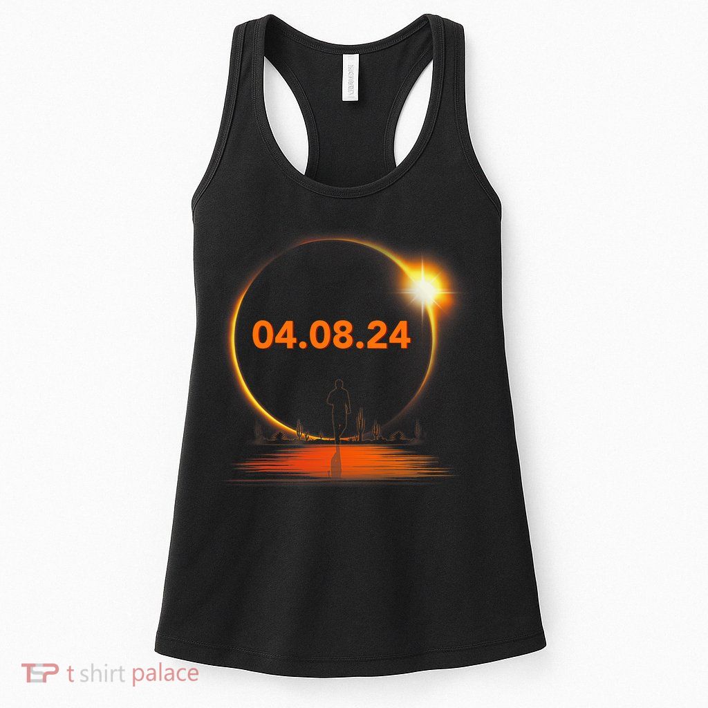 Total Solar Eclipse 2024 USA April 8 2024 Womens Tank Top