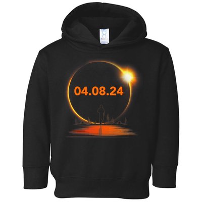 Total Solar Eclipse 2024 USA April 8 2024 Toddler Hoodie