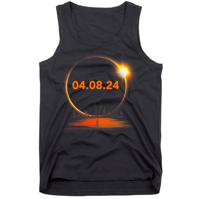 Total Solar Eclipse 2024 USA April 8 2024 Tank Top