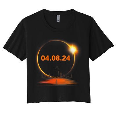 Total Solar Eclipse 2024 USA April 8 2024 Crop Top