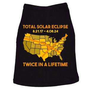 Total Solar Eclipse Twice In A Lifetime 2017 2024 April 8 2024 Usa Map Doggie Tank