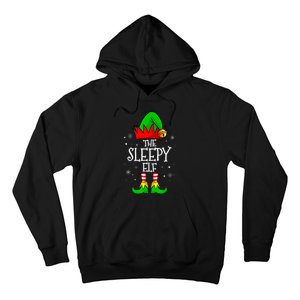 The Sleepy Elf Christmas Family Matching Xmas Hoodie