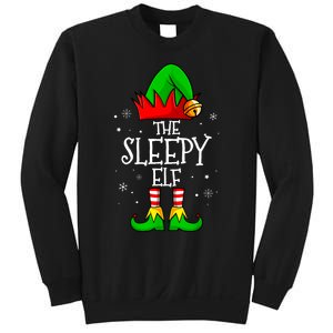 The Sleepy Elf Christmas Family Matching Xmas Sweatshirt