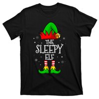 The Sleepy Elf Christmas Family Matching Xmas T-Shirt