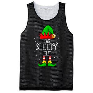 The Sleepy Elf Christmas Family Matching Xmas Mesh Reversible Basketball Jersey Tank