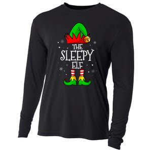 The Sleepy Elf Christmas Family Matching Xmas Cooling Performance Long Sleeve Crew