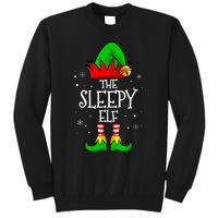 The Sleepy Elf Christmas Family Matching Xmas Tall Sweatshirt